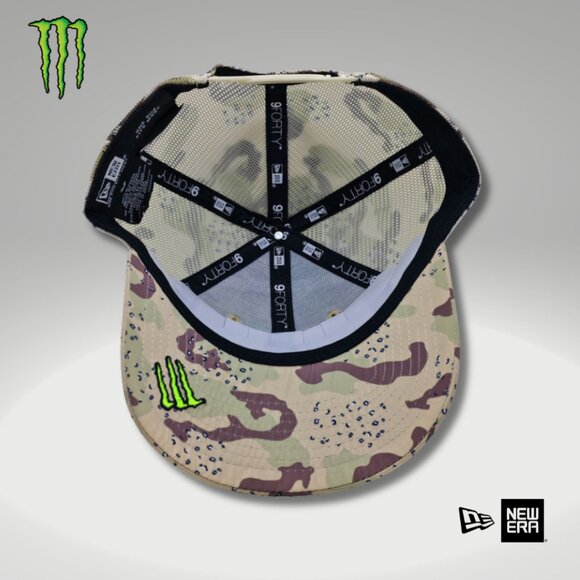 Hat Snapback New Era Camo Mesh 9FORTY Box & Sticker - Picture 3 of 5